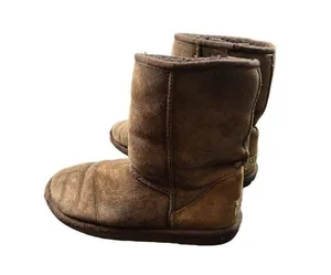 Ugg Australia Women's Sheepskin Suede Boots Brown Size 6 **FAIR CONDITION thumbnail 3