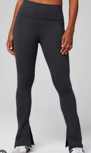 Fabletics PowerHold High Waisted Compression Leggings Black 7/8 Length Womens thumbnail 1