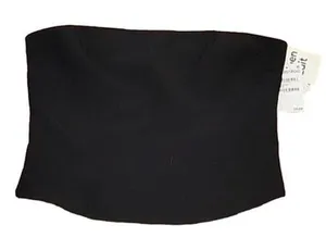 Open Edit NWT Bandeau‎ Top Minimalist Layering Smocked Office Siren Party Going Out - S thumbnail 1