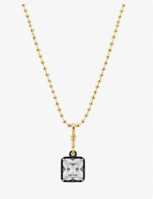 Revolve x Adina Eden Square Encased Statement Necklace Charm thumbnail 1