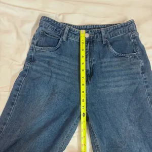 Dazy High Waisted Medium Blue Wide Leg Jeans thumbnail 7