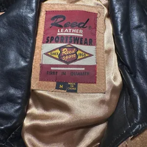 Reed Leather Sportswear Tan Suede Jacket Women’s Size M Genuine Leather thumbnail 3