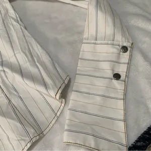 Jessie USA size large Striped Shirt with Butterfly Detail 90s y2k whimsigoth rod thumbnail 11