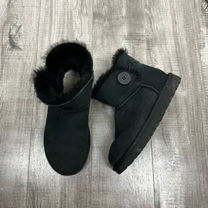 UGG Mini Bailey Button II Boots Black Size 6 thumbnail 2
