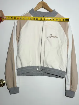 Beige & Cream Track Pants and Jacket Set Cotton thumbnail 10
