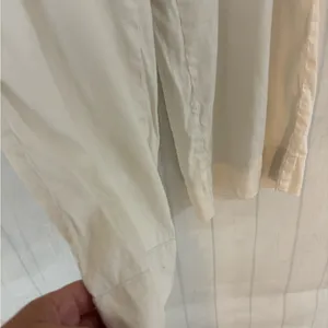 Loft Linen Julie Trouser Pants Womens Size Medium Ivory Straight Leg Cap… thumbnail 5