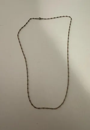 Plain gold chain necklace thumbnail 2