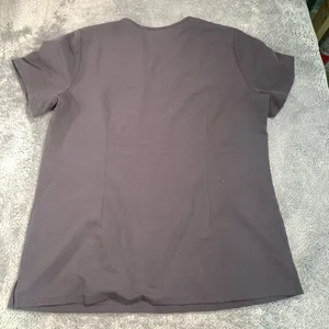 Figs V-Neck Short Sleeve scrub top Dark Gray thumbnail 7