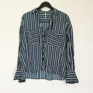 FREE PEOPLE Mad About You Button Down Top Small thumbnail 5