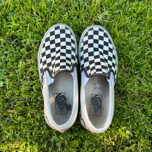 Vans Black & White Checkered Board Slip Ons thumbnail 2