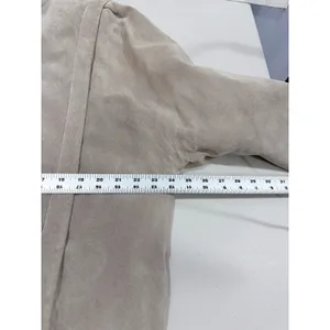 Vintage Gallery Beige Suede Jacket Womens L 80s 90s‎ Leather Coat Fall Autumn thumbnail 11