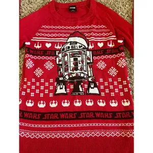 Star Wars Woman's R2D2 Red Ugly Christmas Sweater Size‎ XS thumbnail 2