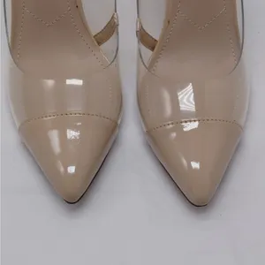 Charles by Charles David Slingback Heels Size 9.5 Nude Clear Pumps Wedding Party thumbnail 5
