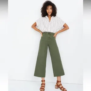 Madewell Slim Emmett Wide Leg‎ Crop Jeans Peach Size 30 Women's thumbnail 4