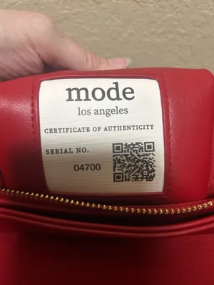 Mode red quilted shoulder bag thumbnail 7