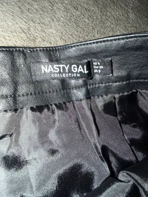 Nasty Gal striped leather skirt thumbnail 3