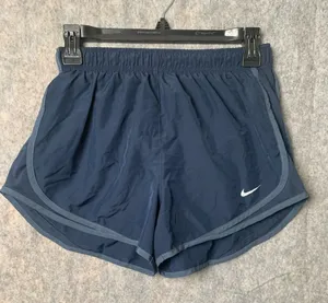 Nike Dri Fit Women‎ Small Blue athletic running lined shorts lightweight thumbnail 1