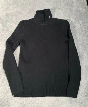 Lauren Ralph Lauren Black Turtleneck Sweater medium thumbnail 1