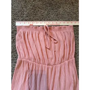 Ces Femme Coral Sleeveless‎ Maxi Dress Goddess Style Large Beach Resort Vacation thumbnail 8