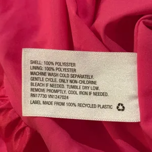 A new day Target magenta bubble ruffle pink tiered blouse women’s size XL thumbnail 8