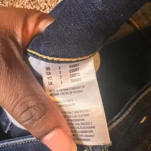 American Eagle Super Stretch X4 Dark Wash‎ Denim Jeans - Size 2 Short thumbnail 3