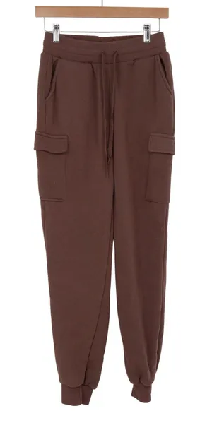 Better / Together Sweatpants Womens S Brown Cargo Excellent thumbnail 1