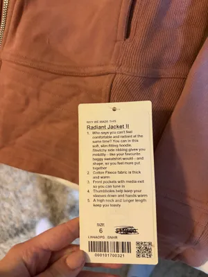Lululemon Radiant Jacket II Full-Zip thumbnail 2