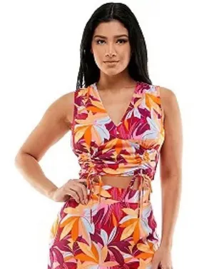 Lila Rose NWT Juniors’ V-Neck Cinched Front Top thumbnail 2