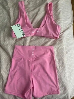 WILO Anthropologie The Label Sports Bra and shorts thumbnail 2
