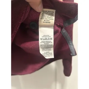 L.L. BEAN WOMEN'S LONG SLEEVE PULLOVER HOODIE With LOGO 4 Button SIZE LARGE thumbnail 4