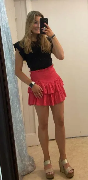 Pink Mustard Seed Skirt thumbnail 1