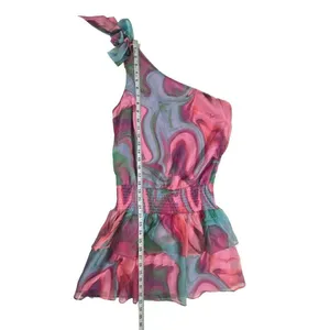 Amanda Uprichard Womens McKinley Mini Dress | XS | Mystic Print | One Shoulder thumbnail 12