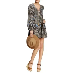 FREE PEOPLE Rain or Shine Paisley‎ Tunic size Small thumbnail 9