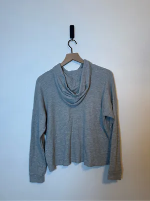 Eileen Fisher Cozy Waffle‎ Knit Hooded Top thumbnail 6