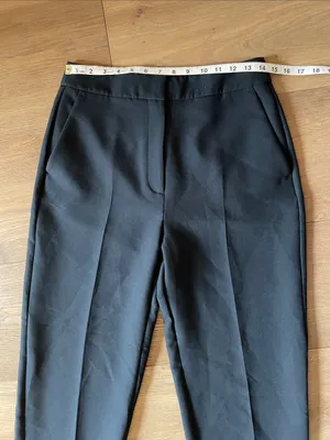 Abercrombie & Fitch High Rise Cuffed Tailored Straight Pants Size 28 Short thumbnail 10