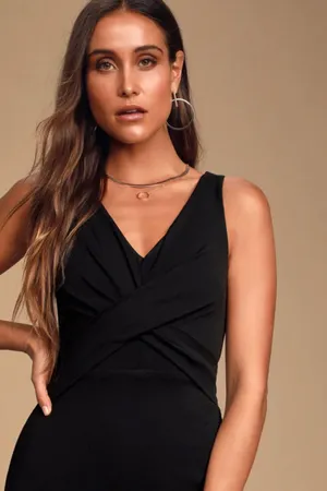 Lulus Black Noreen Sleeveless High-Low Maxi Dress Size Large thumbnail 12