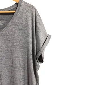 KÜHL Gray V Neck Short Sleeve Performance Tee Shirt XL thumbnail 4