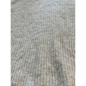 Banana Republic Size XS Beige Ribbed Wool Alpaca Blend‎ Crewneck Sweater Oatmeal thumbnail 2