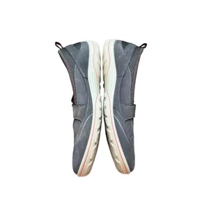 ECCO Mary Jane Sneakers Womens 38 Gray Coral Nubuck Mesh Walking Sport Flats thumbnail 3