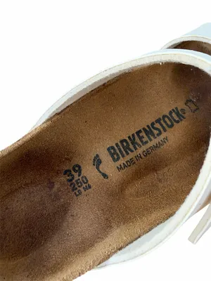 Birkenstock White Double-Strap Women's Sandals thumbnail 7