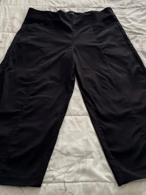 Counterparts Black Pull-On Wide Leg Pants with pockets, size XL wide waistband thumbnail 9