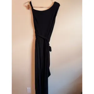 Petal + Pup Jumpsuit Womens Medium Black One Shoulder Shimmer Wide Leg JS5065 thumbnail 6