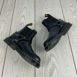 Dr. Marten's Wincox Smooth Leather Buckle Boots EU 37/L 6/M 5 Black $180 thumbnail 6