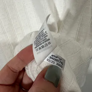 Aerie Knit Baby Tee in White Size XL thumbnail 7