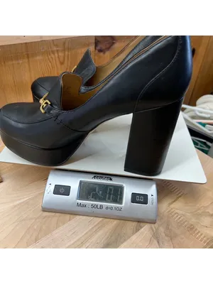 Sam Edelman Aurelie Platform Loafers Black Gold Horsebit 8.5 Preppy Ivy League thumbnail 12