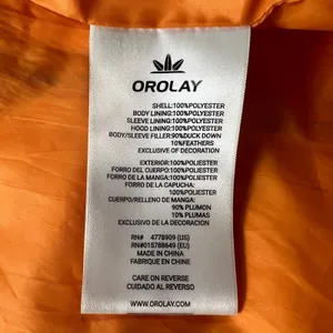 Orolay Women's Long Thickened Down Jacket Puffer Coat‎ Hooded Black XL Y2K thumbnail 6