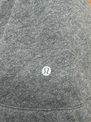 Lululemon &Go Take Off Fleece Jacket Heathered Black Gray 6 W4I61S Activewear thumbnail 4