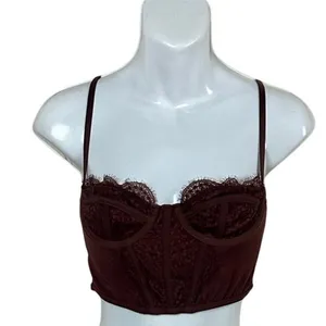 Urban Outfitters Brown Corset Top size XS thumbnail 1