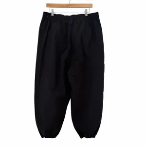 Nike Black Swoosh Woven Parachute Joggers Sz XL thumbnail 6