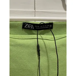 Zara Maxi Dress Sz S Chartreuse Green Spaghetti Strap Square Neck Bodycon Beachy thumbnail 5